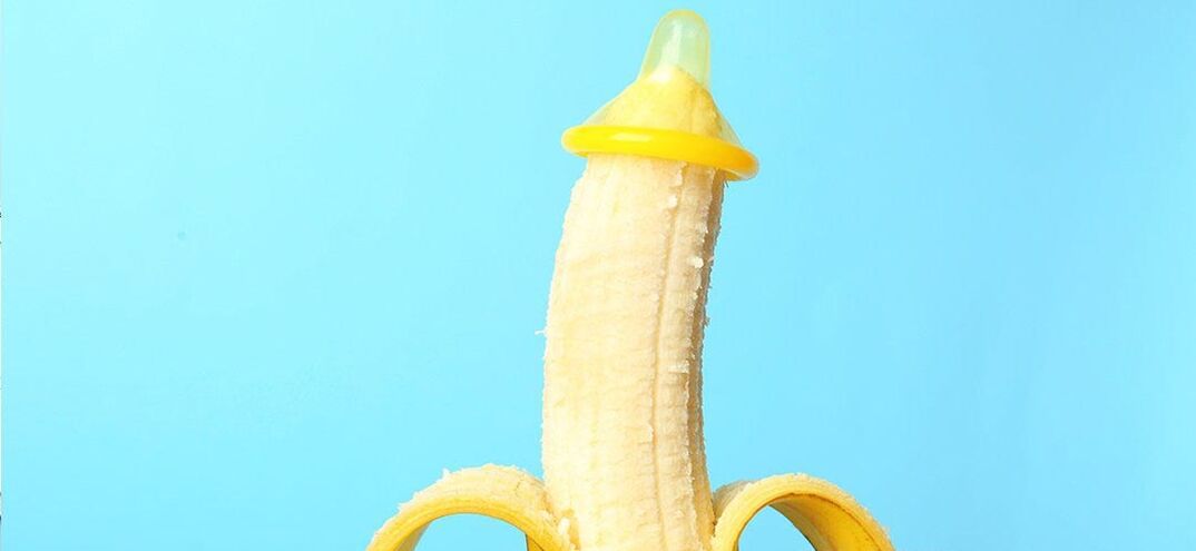 банан в презерватив като имитация на уголемяване на пениса без операция