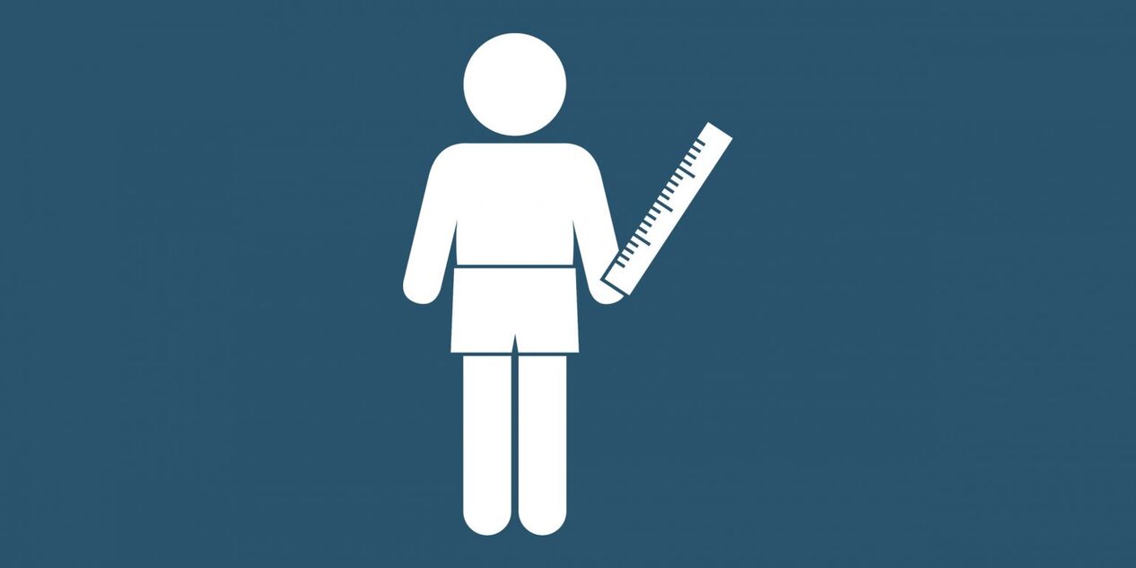 лого мъж с линийка и нехирургично уголемяване на пениса