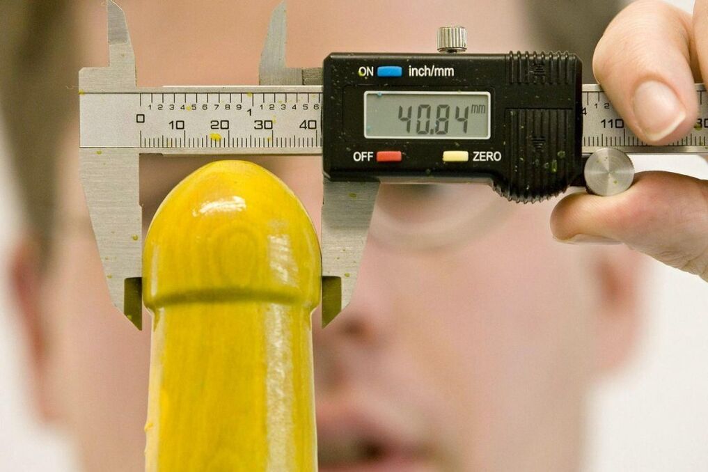 измерване на обема на пениса преди уголемяване